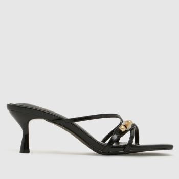 SIMMI Black Farah Kitten\t Womens High Heels