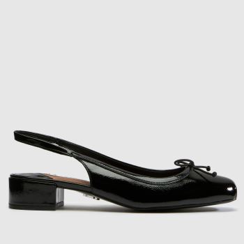 Steve Madden Black Loved Sling-Back Womens High Heels