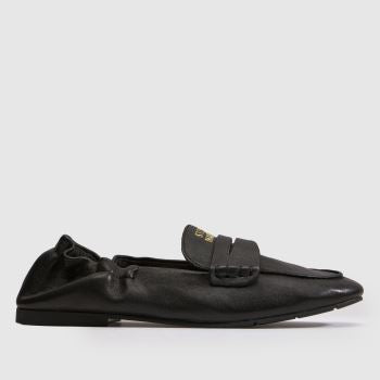 Steve Madden Black Newbury Loafer Womens Flats