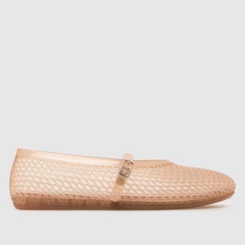 JUJU JELLIES Pale Pink Mila Ballerina Womens Flats