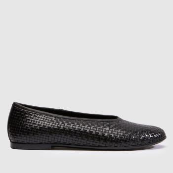 Vagabond Shoemakers Black Aleya Braided Ballet Womens Flats