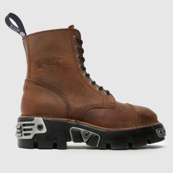 NEW ROCK Tan Reactor Womens Boots