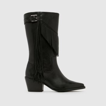 schuh Black Dina Western Womens Boots