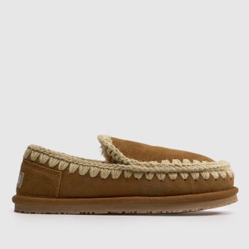 MOU Tan Ekimo Oversized Womens Slippers