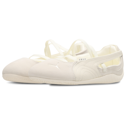 schuh Lilah Hair-On Leather Ballet