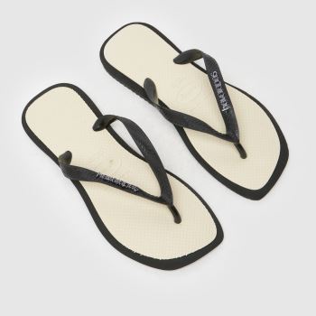 Havaianas Black Top Square Fusion Flip Womens Sandals