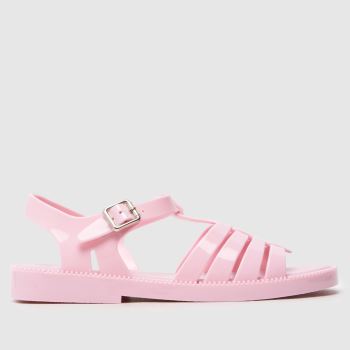 JUJU JELLIES Pale Pink Reilly Open Toe Womens Sandals