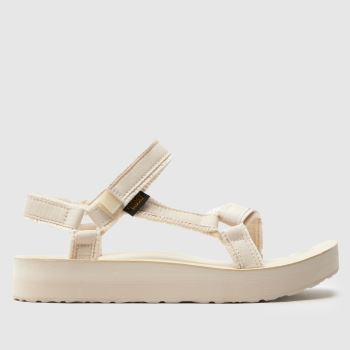 Teva Beige Midform Universal Canvas Womens Sandals