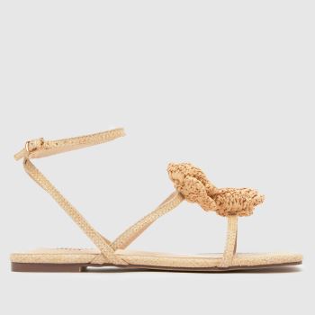 SIMMI Natural Johanna Flower Womens Sandals