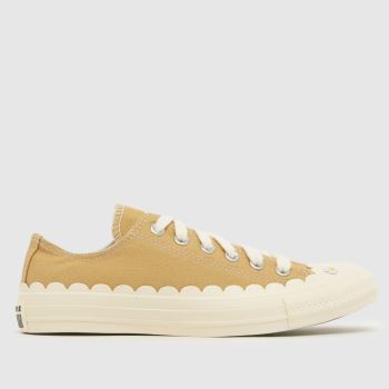 Converse Beige All Star Ox Womens Trainers