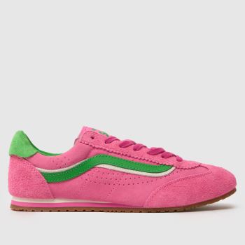 Vans Pink Multi Super Lowpro Womens Trainers