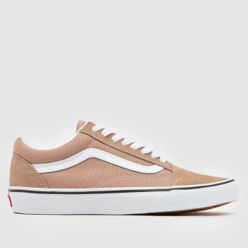 Vans Taupe Old Skool Womens Trainers