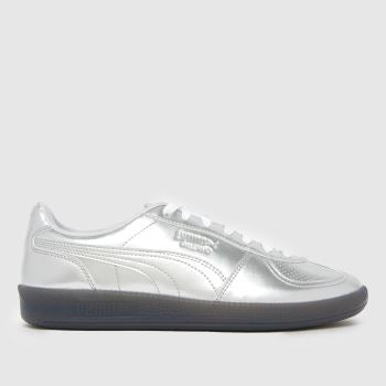 PUMA Silver Palermo Womens Trainers
