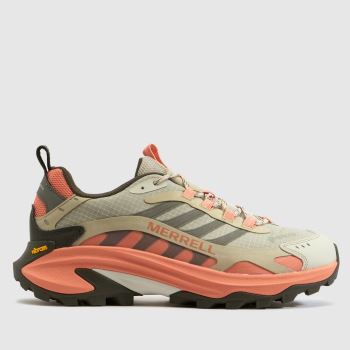 Merrell Grey Multi Moab Speed 2 GTX Womens Trainers