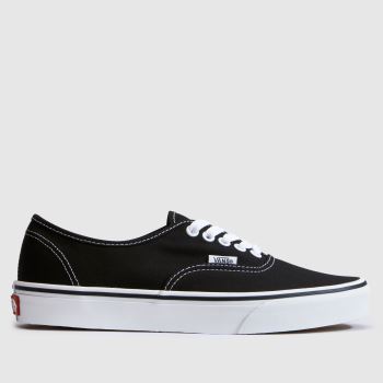 Vans Black & White Authentic Womens Trainers