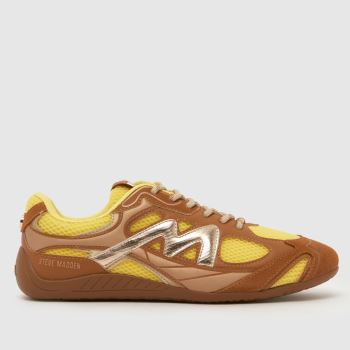 Steve Madden Brown Multi Rally Time Womens Trainers