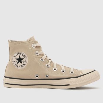 Converse Beige All Star Hi Womens Trainers