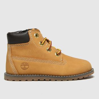 Timberland Tan Pokey Pine Zip Toddler