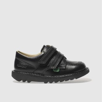 Kickers Black Kick Lo Toddler