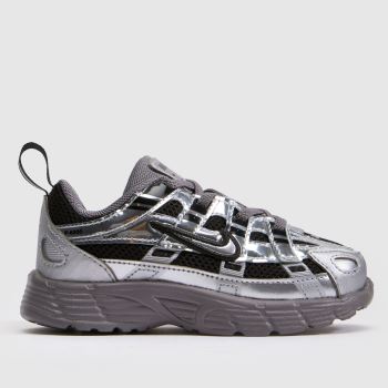 Nike Black & Silver P-6000 Toddler