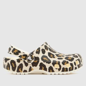 Crocs Print Classic Leopard Clog Junior