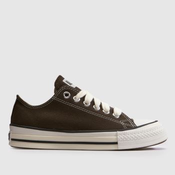Converse Dark Brown Chuck Taylor Throwback Lo Youth