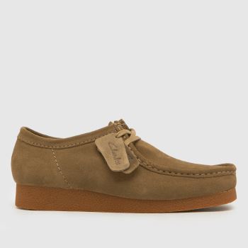 Clarks Taupe Wallabee Evo Mens Shoes
