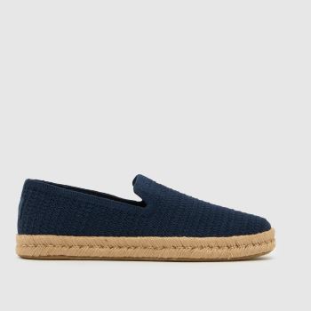 TOMS Navy Santiago Rope Mens Shoes