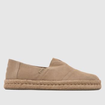 TOMS Taupe Alpargata Rope 2.0 Mens Shoes