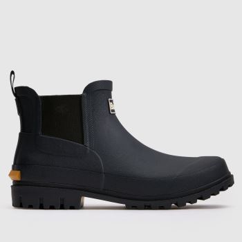 Barbour Navy Andale Chelsea Welly Mens Boots