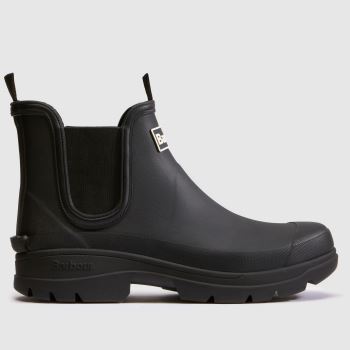 Barbour Black Nimbus Wellington Mens Boots