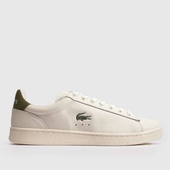 Lacoste White & Green Carnaby Set Mens Trainers