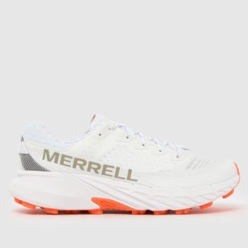 Merrell White Agility Peak 5 Mens Trainers
