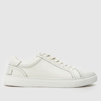 schuh White Whit Casual Mens Trainers