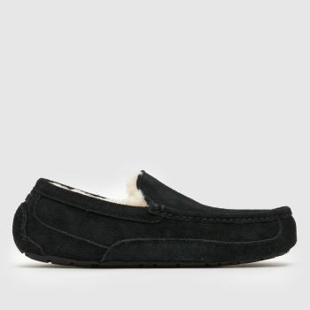UGG Black Ascot Mens Slippers