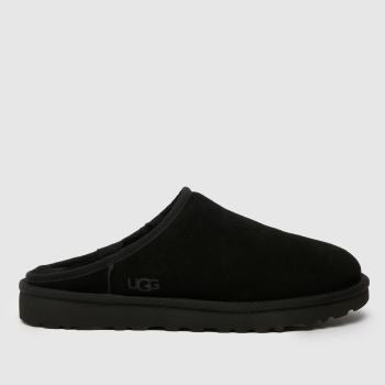 UGG Black Classic Slip-On Mens Slippers