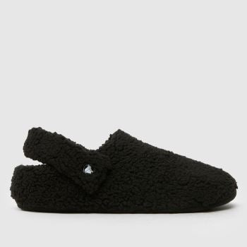 Crocs Black Classic Cozzzy Mens Slippers