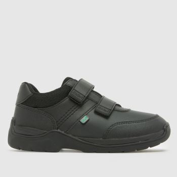 Kickers Black Kick Stomper Twin Boys Junior