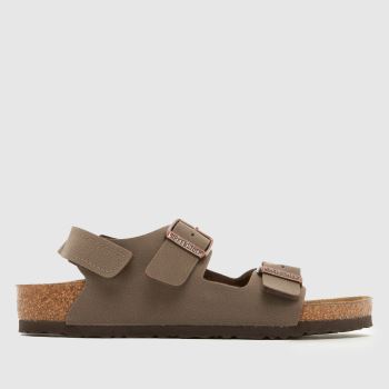 BIRKENSTOCK Brown Milano Narrow Fit Boys Junior