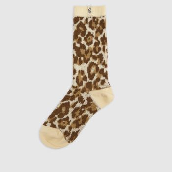UGG Print Gianni Crew Sock Socks