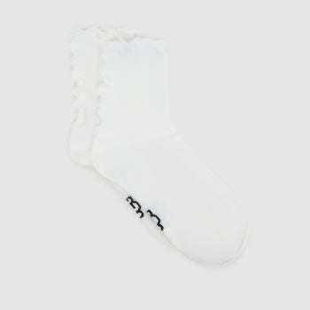 UGG White Lettuce Quarter Sock 1 PK Socks