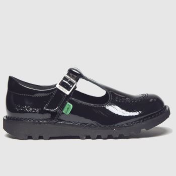 Kickers Black T Patl Girls Junior