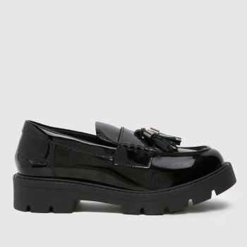 Kickers Black Kick Kori Tassel Loafers Girls Junior