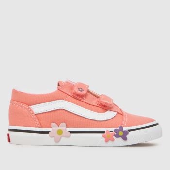 Vans Pink Old Skool V Girls Toddler