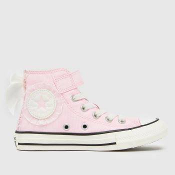 Converse Pink All Star Hi 1V Ruffles Girls Junior