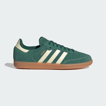 Adidas Samba OG Shoes – Collegiate Green & Warm Vanilla