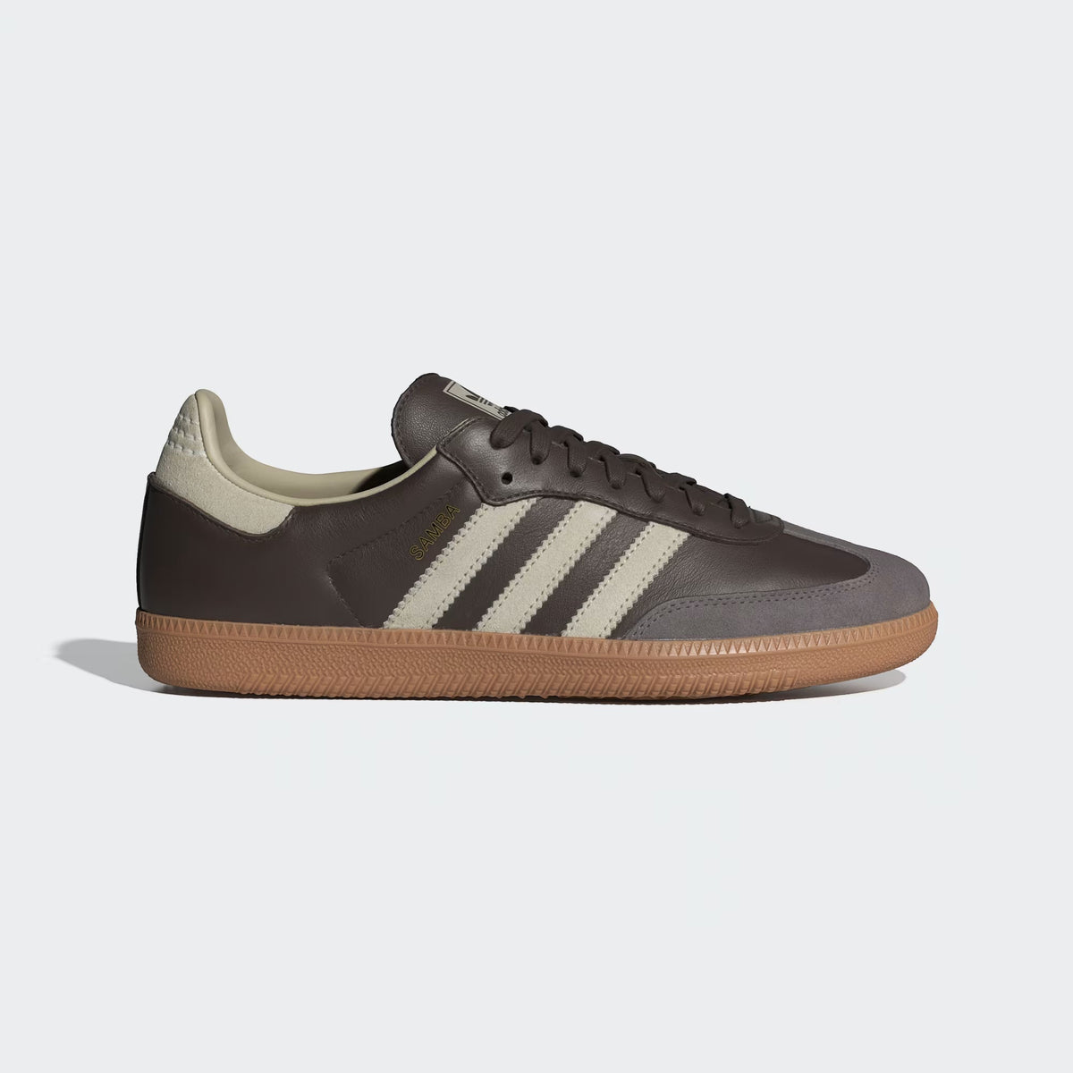 Adidas Samba OG Shoes – Brown & Putty Grey