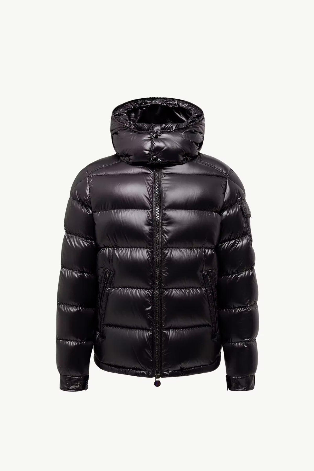 Moncler Maya Hooded Short Down Jacket – Black