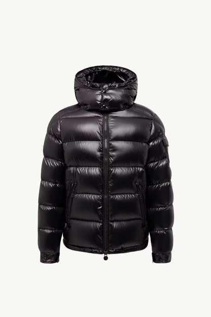 Moncler Maya Hooded Short Down Jacket – Black